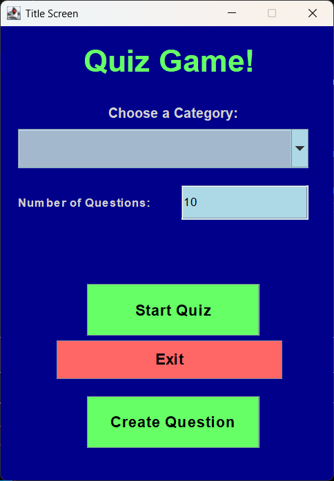 Java-QuizGame